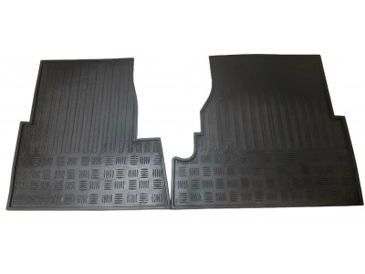 Rubber mat set front - series 2 & 3