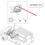 Relay timing of windshield wipers - front