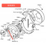 Plate spring - m.c brake hand - disco1