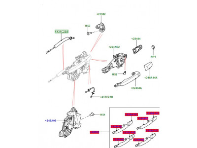 cable-serrure de porte