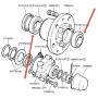 Outer wheel bearing