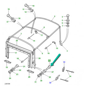 vis a tete cylindrique Freelander 1