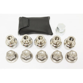 Alloy wheel lock nut set of5