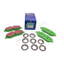 Frt brake pad set high performance