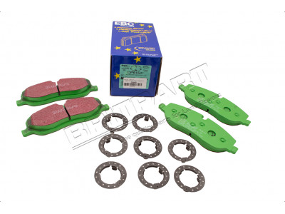 Frt brake pad set high performance