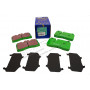 Frt brake pad set high performance