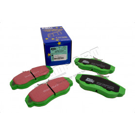 Brake pad set fr h-perform