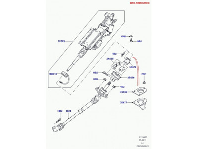 capteur-rotation duvolant Range L322