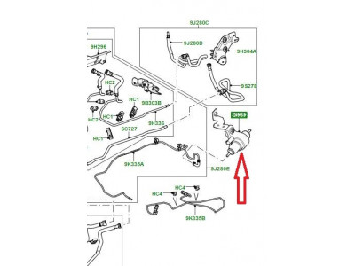 pompe a  carburant Discovery 3, Range L322