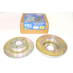 paire de disques de frein de performance ebc - arrière  Range P38