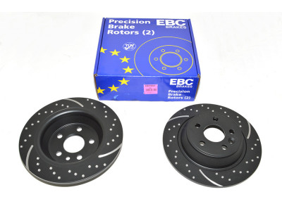 paire de disques de frein de performance ebc - arriere